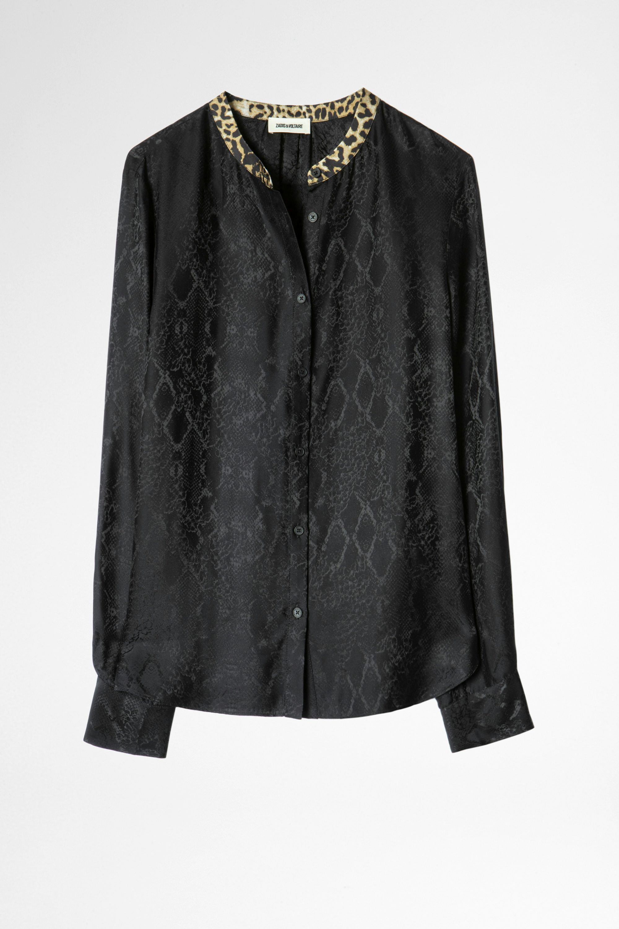 Hemdbluse Talini Jac Python - Schwarze Damenhemdbluse.